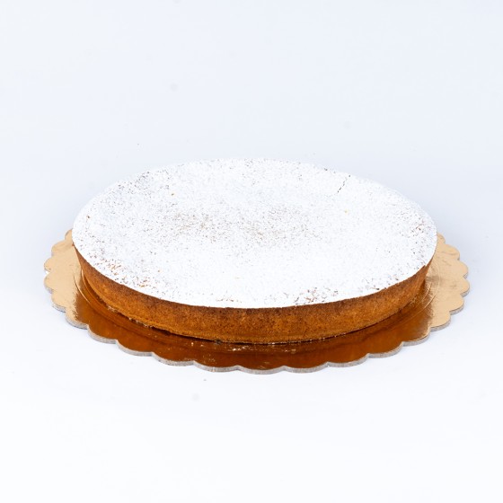 Crostata alla crema coperta